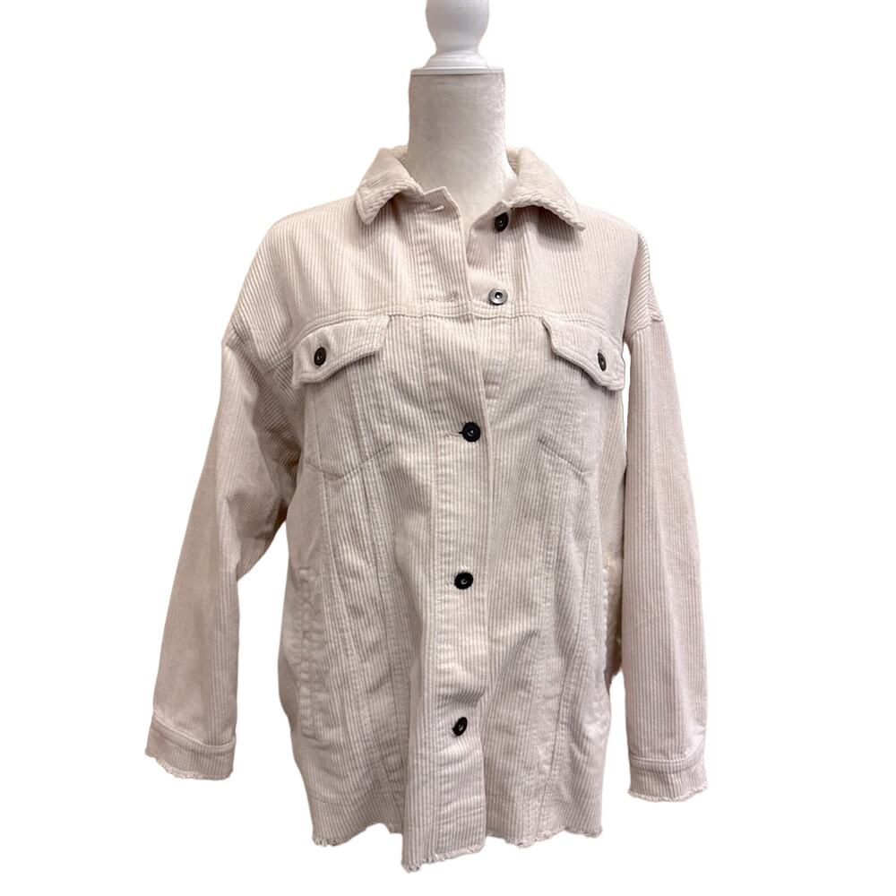 Zara Oversized Corduroy Jacket, Size Medium